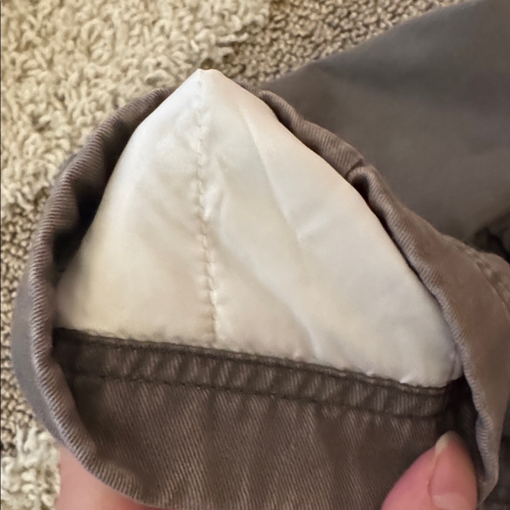 Hollister Brown Utility Jacket with Hood - Picture 6 of 7